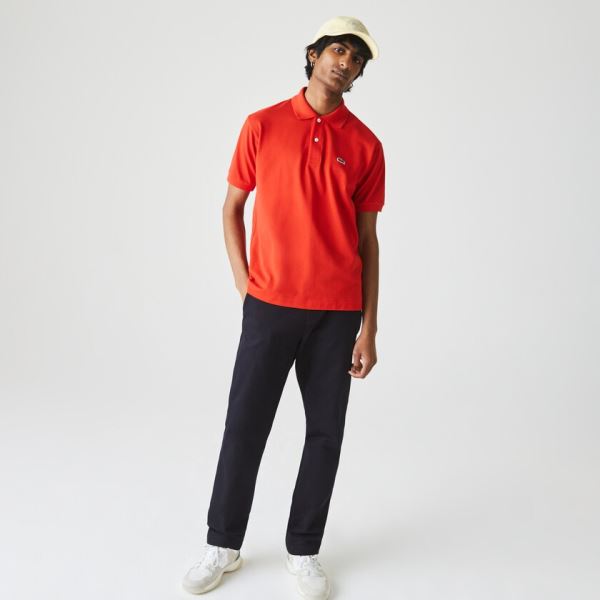 Lacoste Classic Fit L.12.12 Polo Shirt - Šortky Pánské Červené | CZ-011UNu